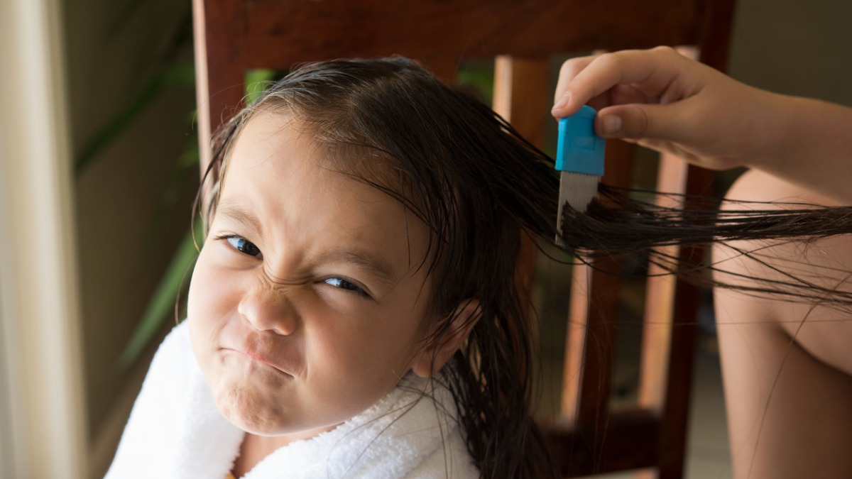 Se débarrasser des poux dans les cheveux d'un enfant